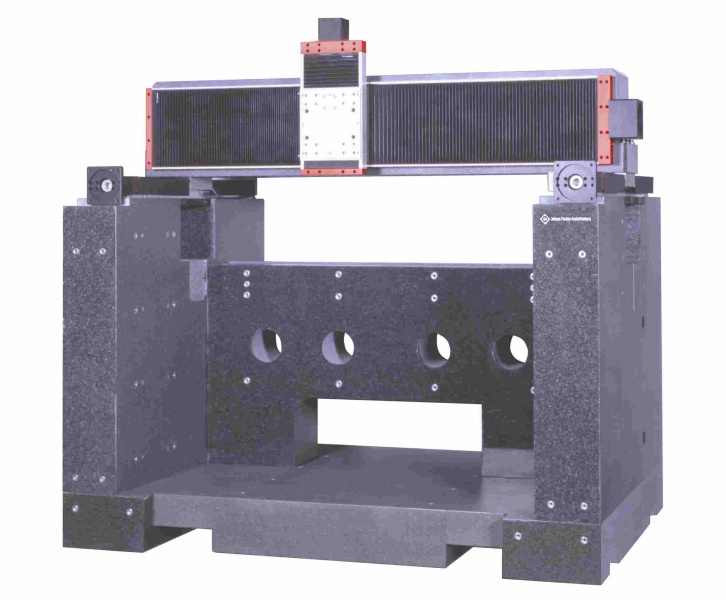 Machine base of granite for laser processing gantry design Products