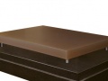 Tischplatte aus Glaskeramik. Größe 1600 x 1200 x 100 mm. 6-seitige Bearbeitung, maschinell und manuell.